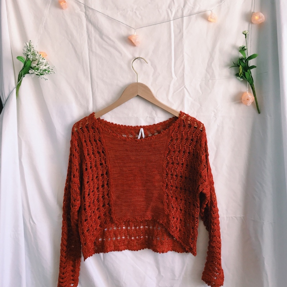 Indie Orange Sweater